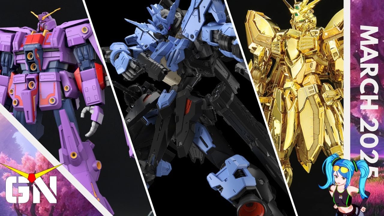 Gunpla LineUp March 2025
