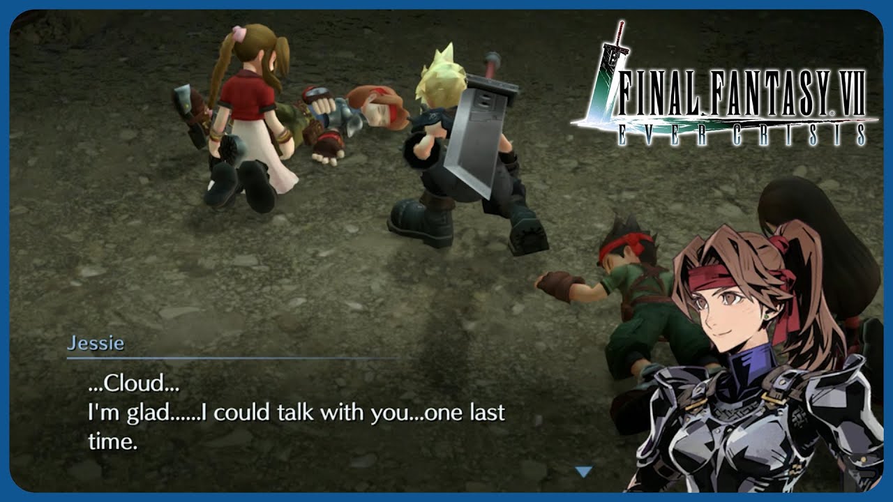 Jessie, Biggs and Wedge death scene - Final Fantasy 7 Ever Crisis