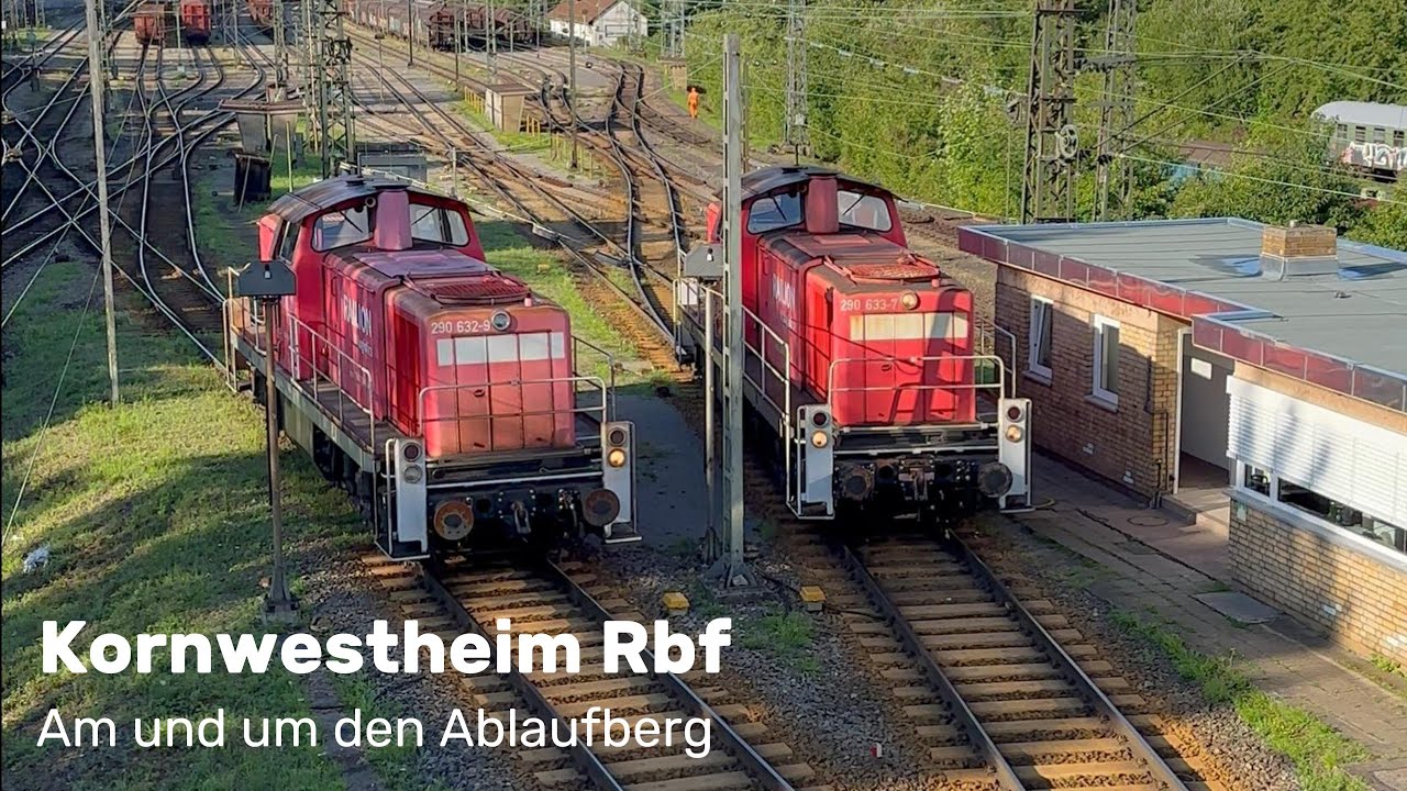 Rangierverkehr am und um den Ablaufberg im Rbf Kornwestheim #train #zug #railway #kornwestheim