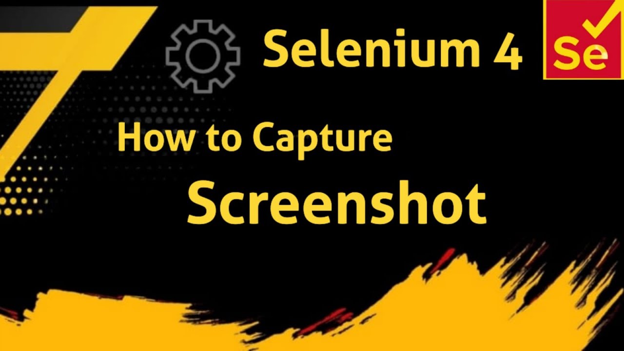 18 Selenium - Java : Capture Screenshot