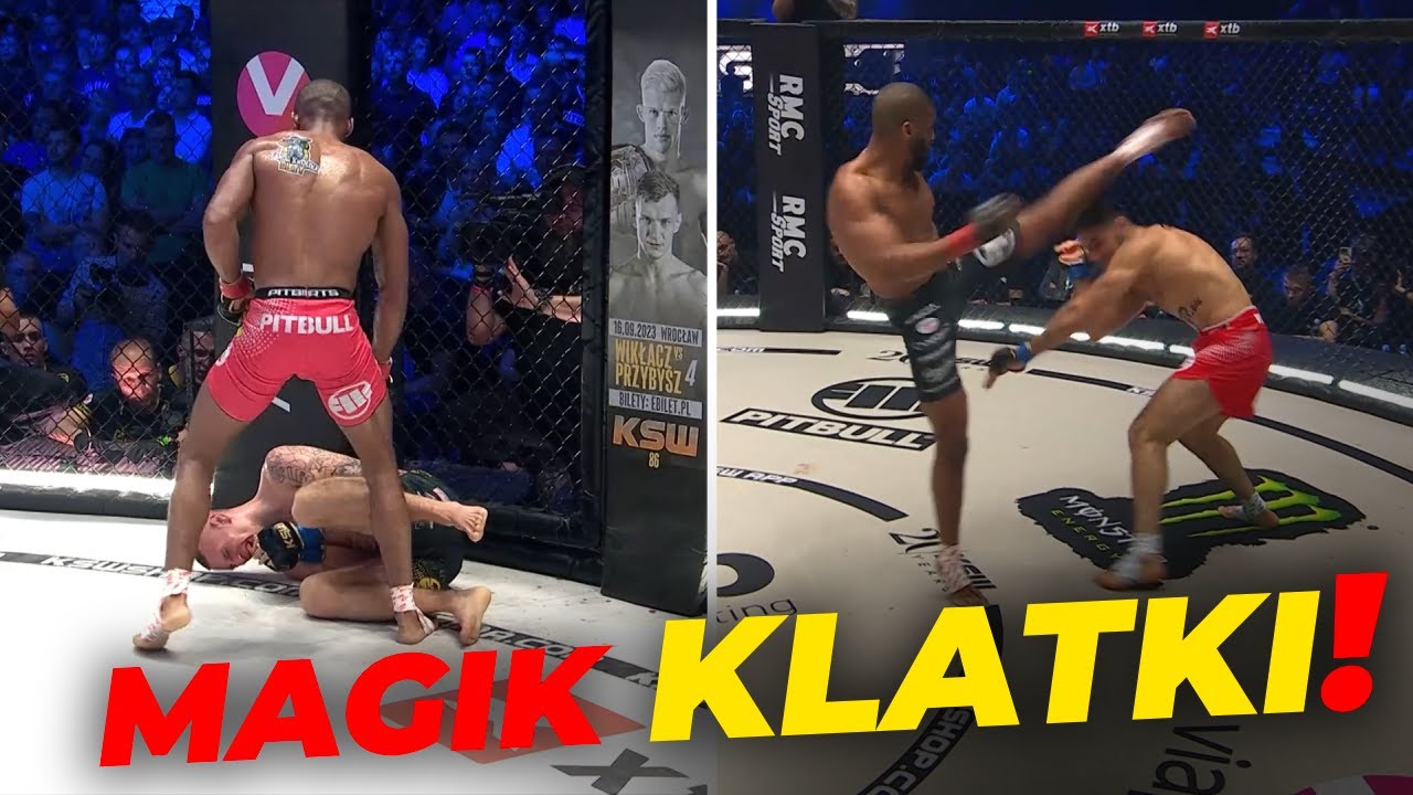 Tak miażdży mistrz KSW! Zobacz najlepsze akcje Parnasse'a