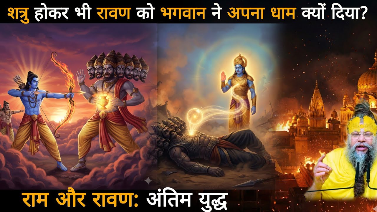 शत्रु होकर भी रावण को भगवान ने अपना धाम क्यों दिया? राम और रावण: अंतिम युद्ध
