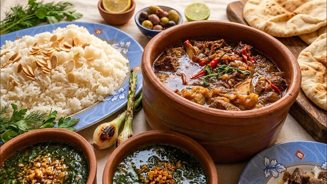 سفره العاشر من رمضان: طاجن اللحمه العالمي 🥘🥩 اللهم اجعلنا ممن شملتهم برحمتك 🌙🌛