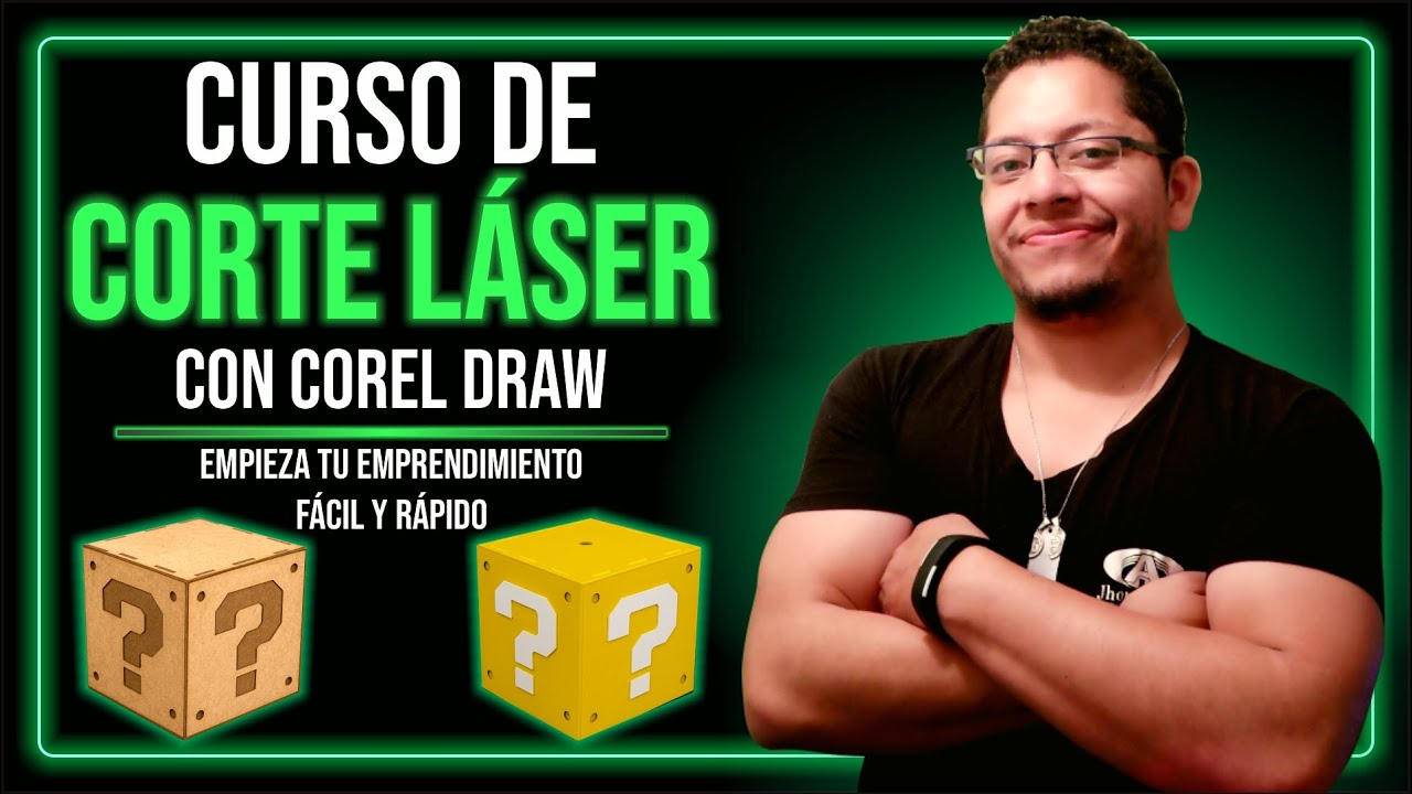 🟢 Curso CorelDRAW para Corte L&aacute;ser ✨ Aprende a Dise&ntilde;ar, Vectorizar y Vender Desde Cero ✂️