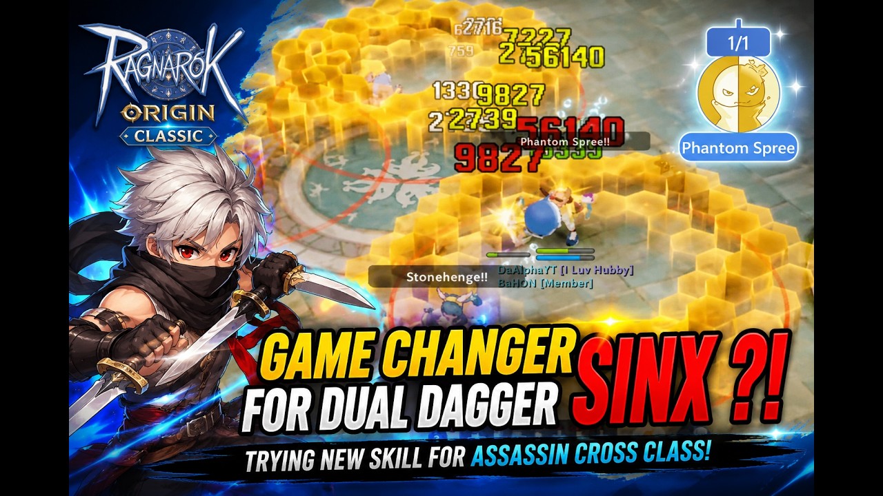 DUAL DAGGER NEW SKILL TEST - PIONEER SERVER | RAGNAROK ORIGIN CLASSIC
