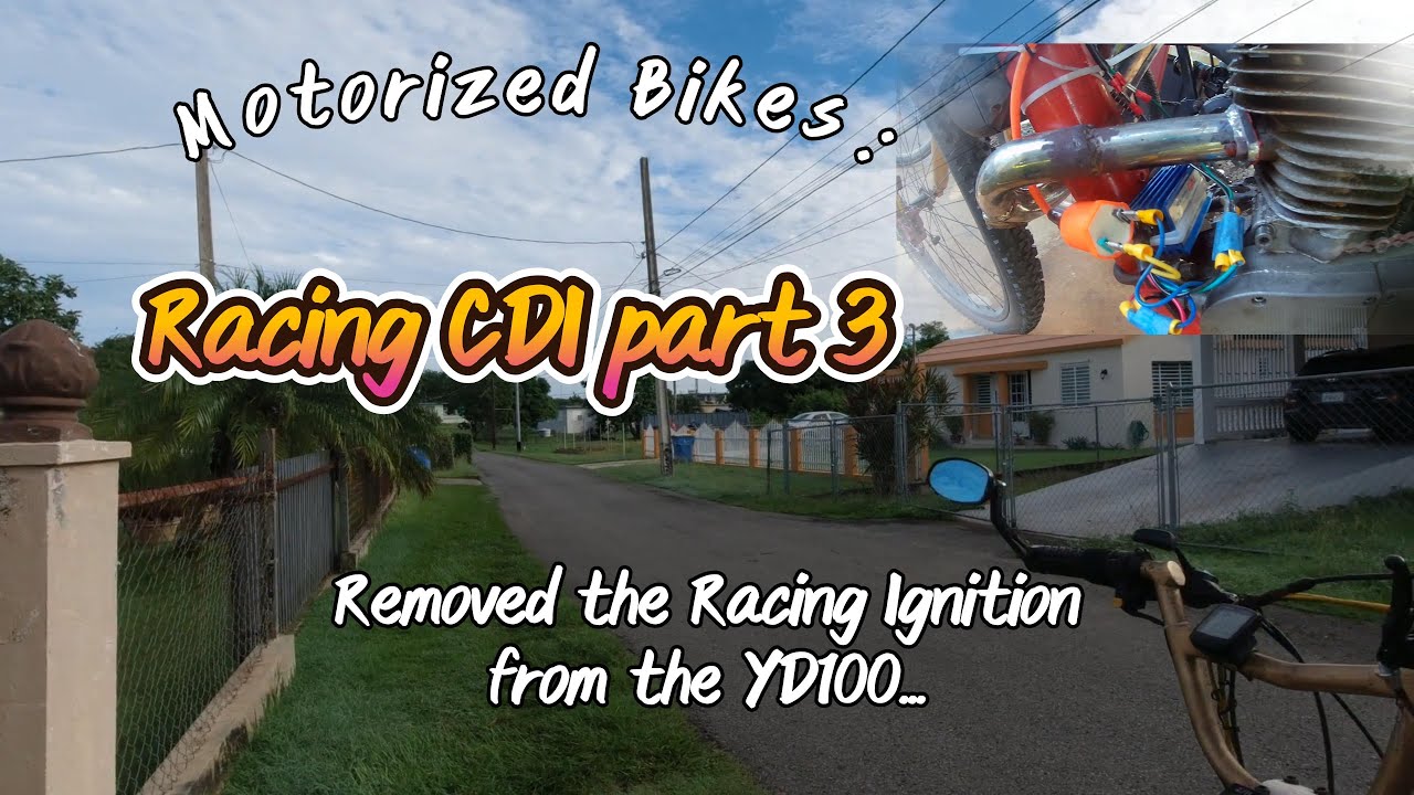 Motorized Bikes Last test on the Racing Ignition