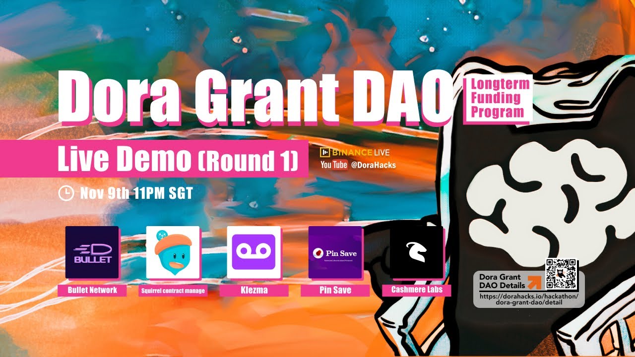 Dora Grant DAO Community Voting Round 1 Grant Applicants Demo 08