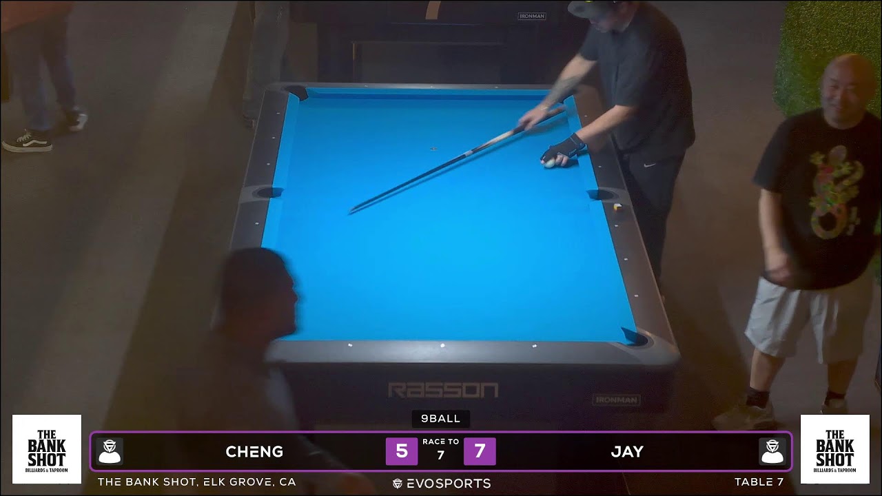 CHENG vs JAY - THE BANK SHOT - TABLE 7 | EvoSports