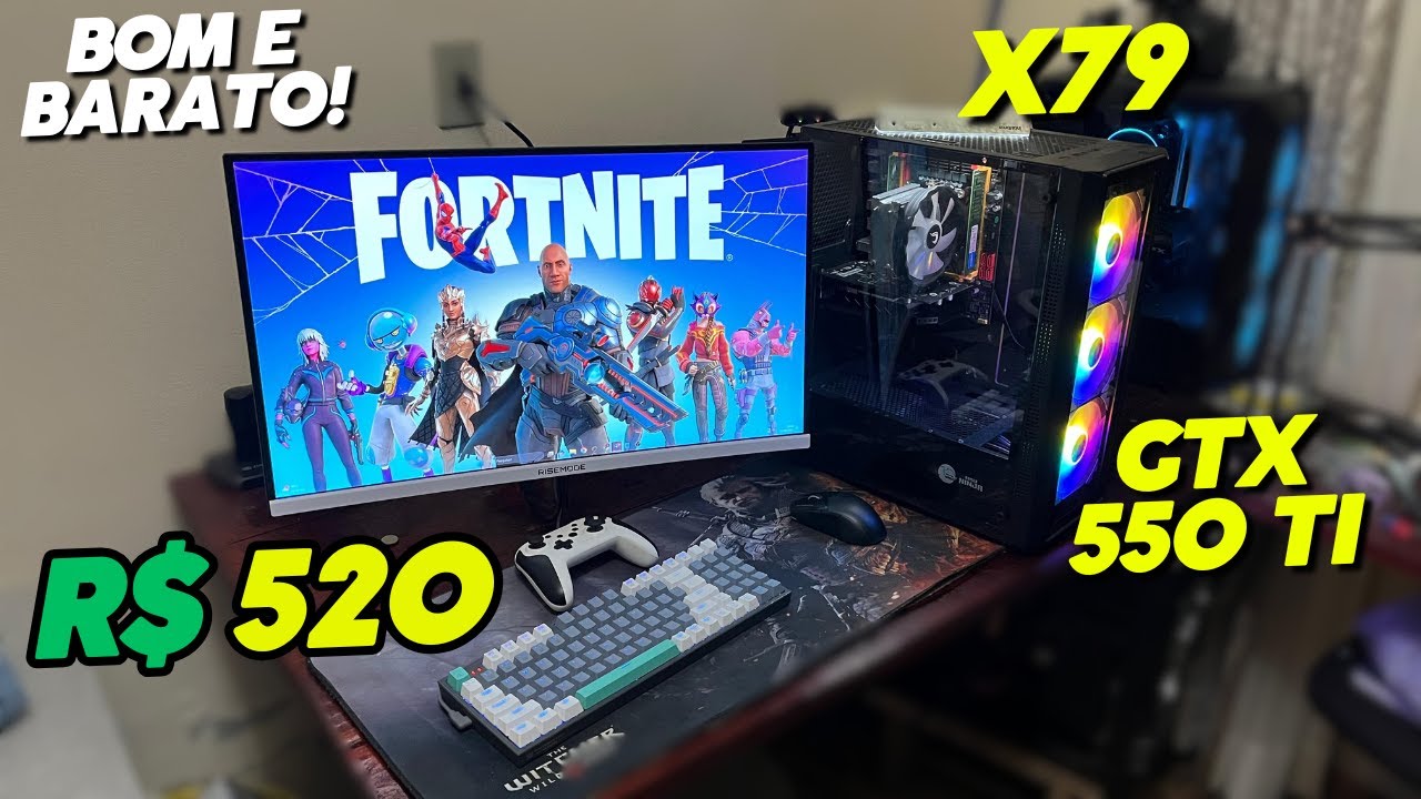 Kit X79 + GTX 550 Ti Por R$520, RODA TUDO em 2025? TESTEI em 8 JOGOS e EMULADORES!