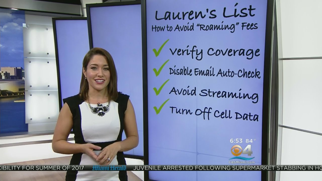 Lauren's List: How To Avoid Roaming Charges