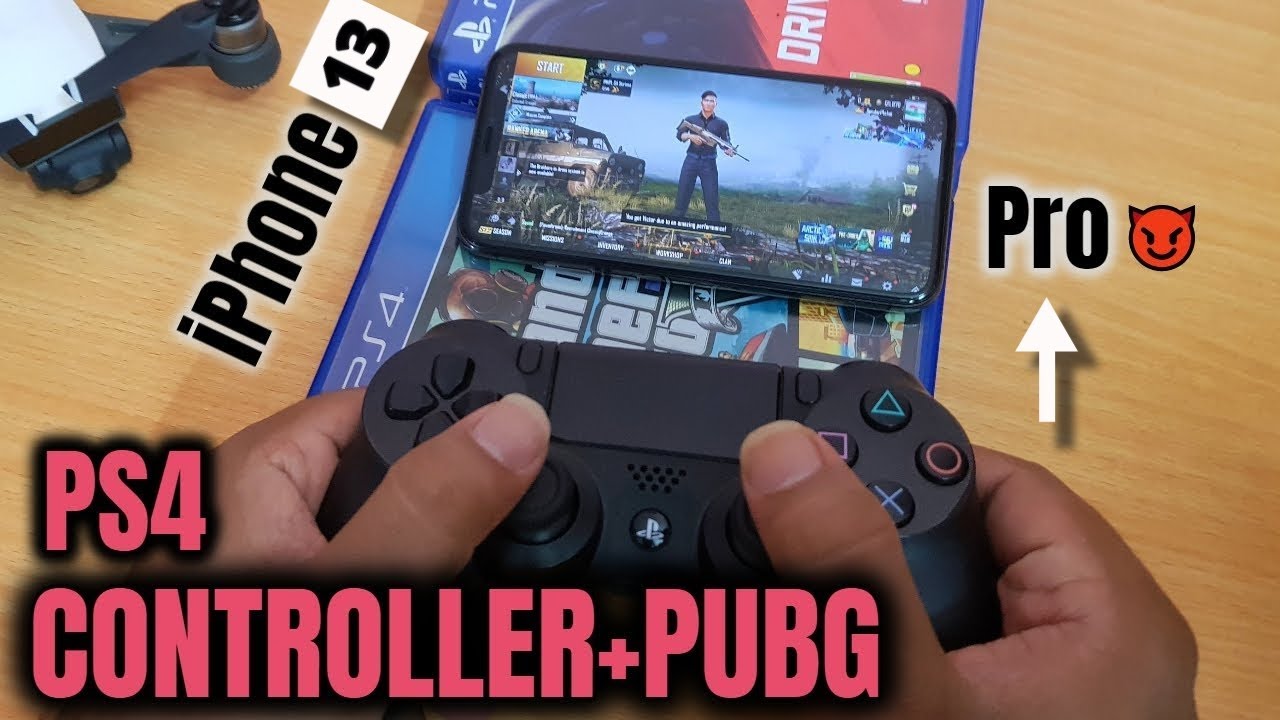 Connect PS4 controller to iPhone 13🔥 PUBG😍🔥Battlegrounds mobile India🙈🔥