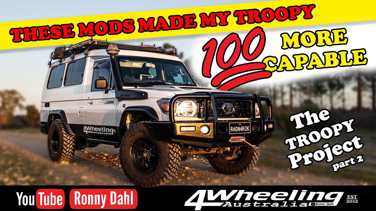 TROOPY 💯 БОЛЕЕ СПОСОБЕН С ЭТИМИ МОДИФИКАЦИЯМИ, Toyota Troop Carrier Mods часть 2