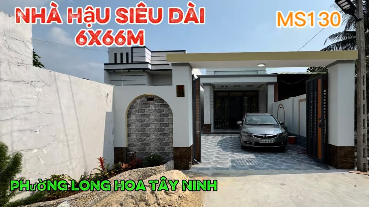 Nhà Đất Tây Ninh Nhà Mới Hậu Dài 6x66m| Khu Dân Cư Sân Rộng| Đường 7m #nhagiare 