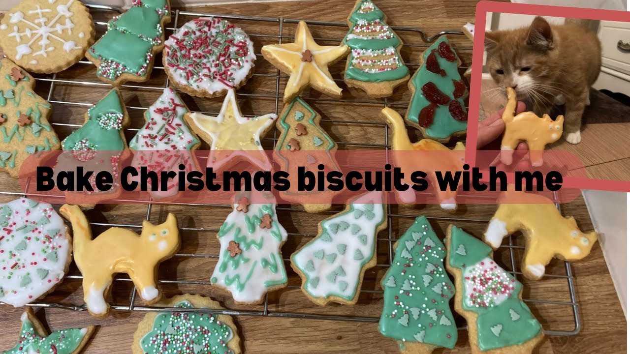 Baking Vegan Christmas Biscuits - simple, four ingredient recipe