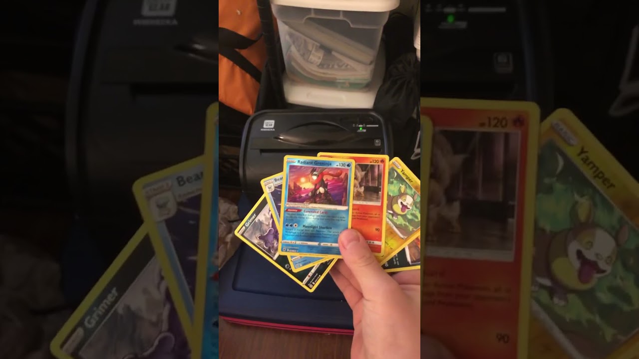 Shredding Pok&eacute;mon cards until I hit 100 subscribers #subscribe #youtubeshorts