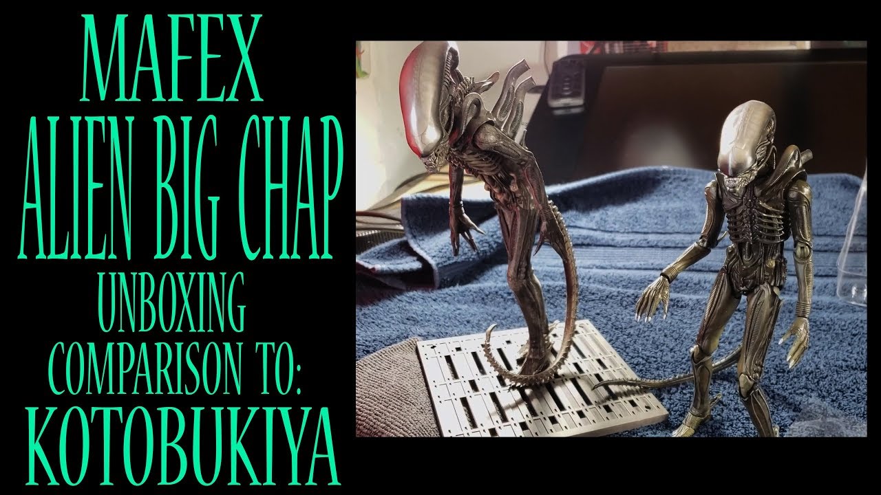 MAFEX ALIEN UNBOXING AND COMPARISON TO KOTOBUKIYA ArtFX BIG CHAP