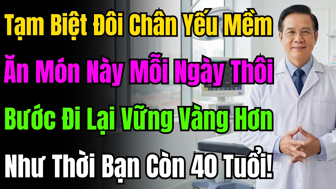 Nếu Muốn Chân Khỏe Mạnh Dù Đã 90 Tuổi, Bạn Hãy Nhớ Ăn Những Món Ăn Này Mỗi Ngày Để Xương Chắc Khỏe