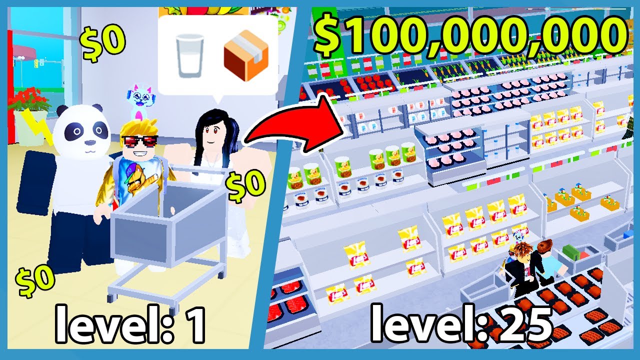 BUILDING THE BIGGEST TOILET PAPER STORE! - Roblox My Supermarket