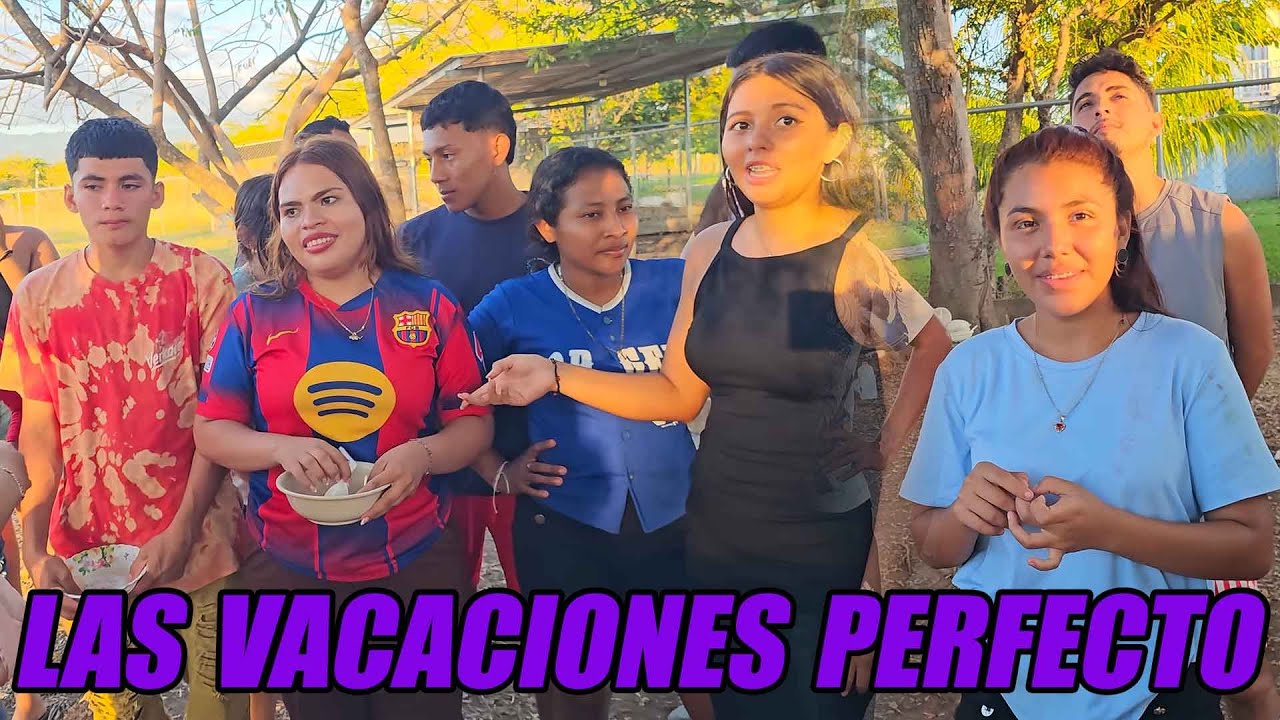 De esta manera disfrutaron las vacaciones estas chicas.