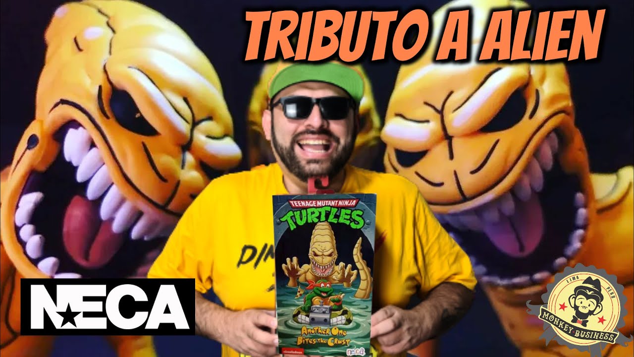 TRIBUTO A ALIEN | NECA TMNT CARTOON VOL 7 PIZZA MONSTER - UNBOXING / REVIEW EN ESPAÑOL