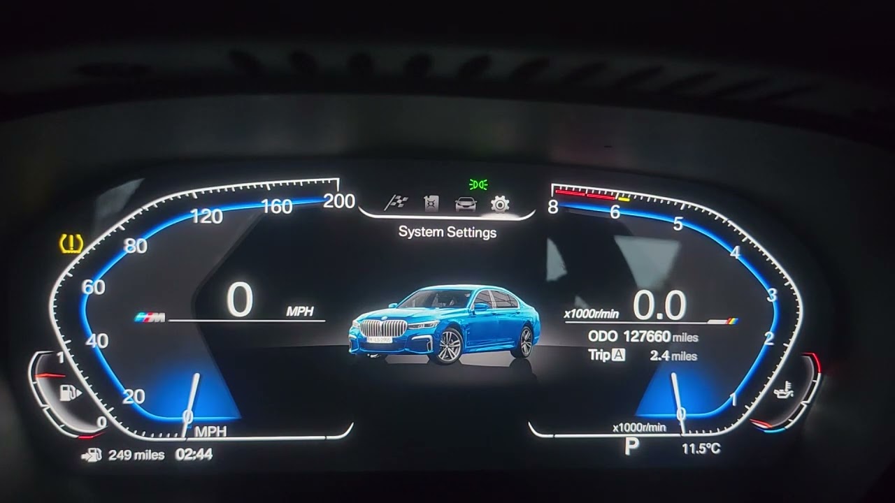 2010 BMW E60 535xi XUENAV Digital Guage Cluster Review.