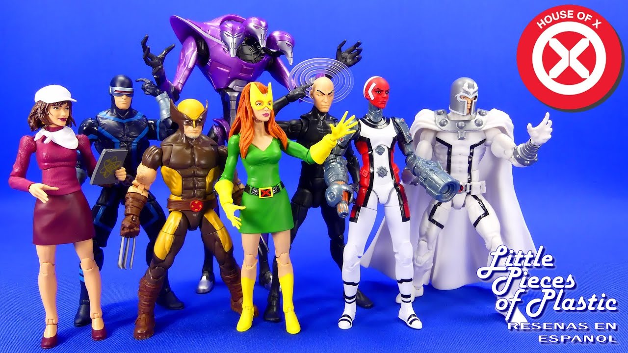House of X Marvel Legends Tri Sentinel X-Men Series Reseña Revisión Review Little Pieces Plastic