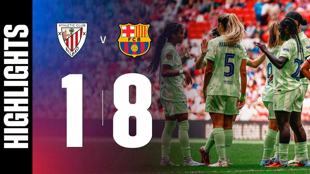 LIGA F | ATHLETIC CLUB 1 vs 8 FC BARCELONA 🔵🔴