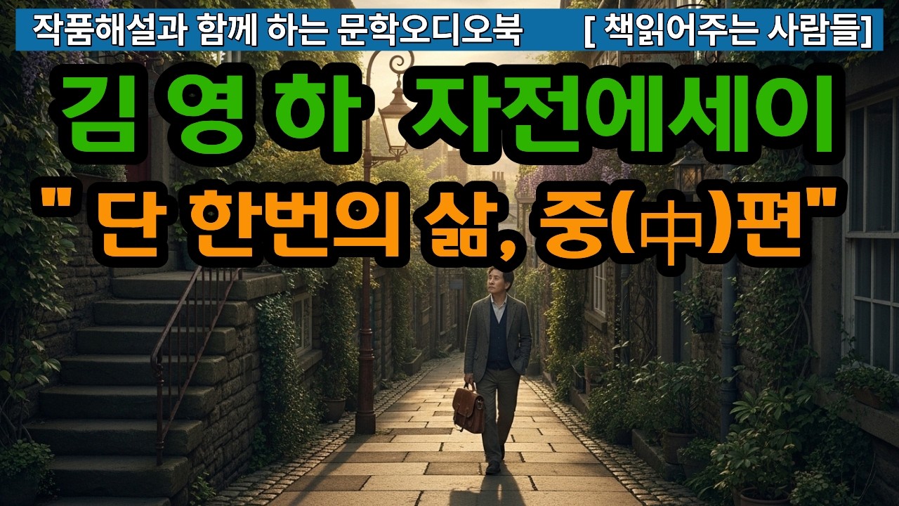 [작품해설과 오디오북] 단 한번의 삶, 중(中)편, 김영하 자전에세이