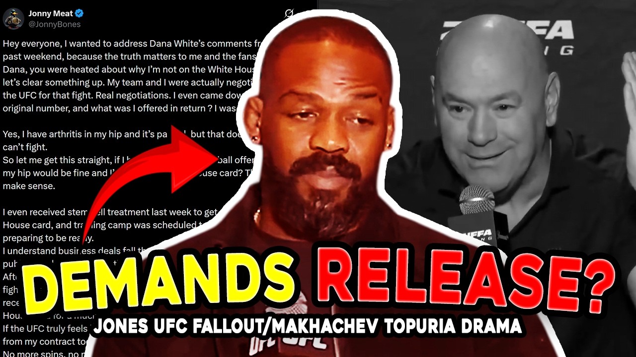 The UFC Is IMPLODING! Jon Jones Demands Release, Makhachev vs Topuria Failed Negotiations?