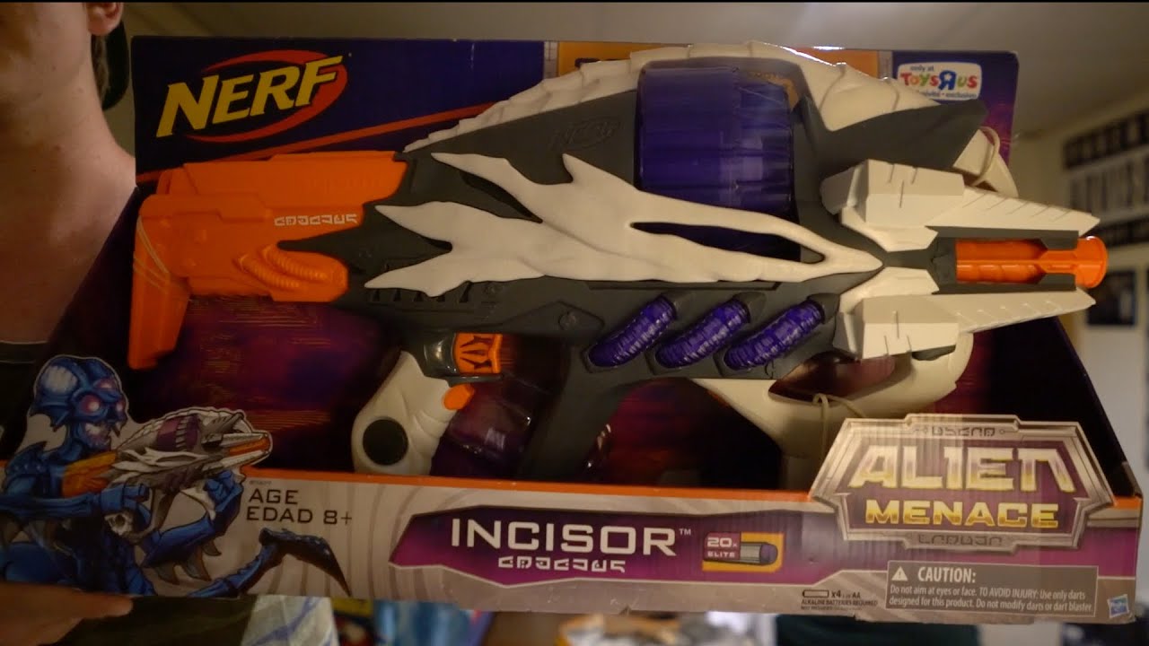 Nerf Alien Menace Incisor Unboxing and Review!