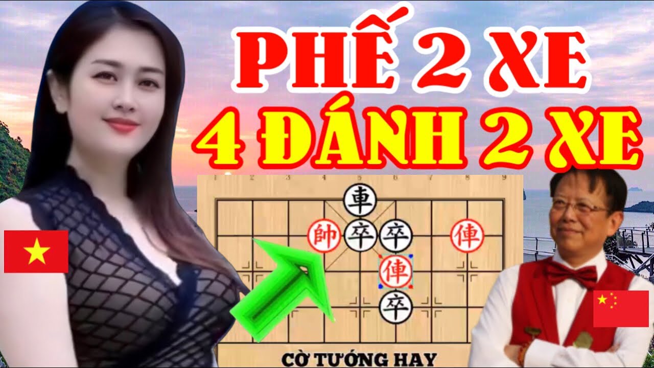 🔴Thấy Gái Đẹp Tưởng Dễ Húp, Em Phế Liền 2 Xe, Đại Sư TQ Khiếp Sợ [Cờ Tướng Hay]