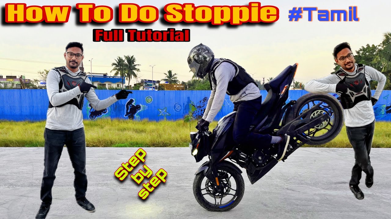 How To Do Stoppie!!! Step by Step in Tamil | Damboy | Bike Stunt Tutorial | 