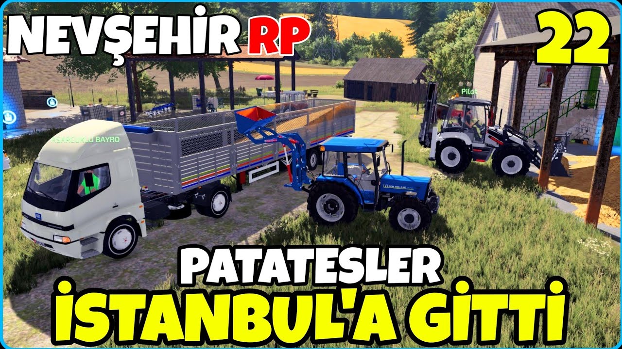 PATATESLER İÇİN İSTANBUL'DAN TIR'LA GELDİLER - PEŞİN PARA OLDUĞU İÇİN HÂL'E SATMAM MANTIKLIYDI  FS22