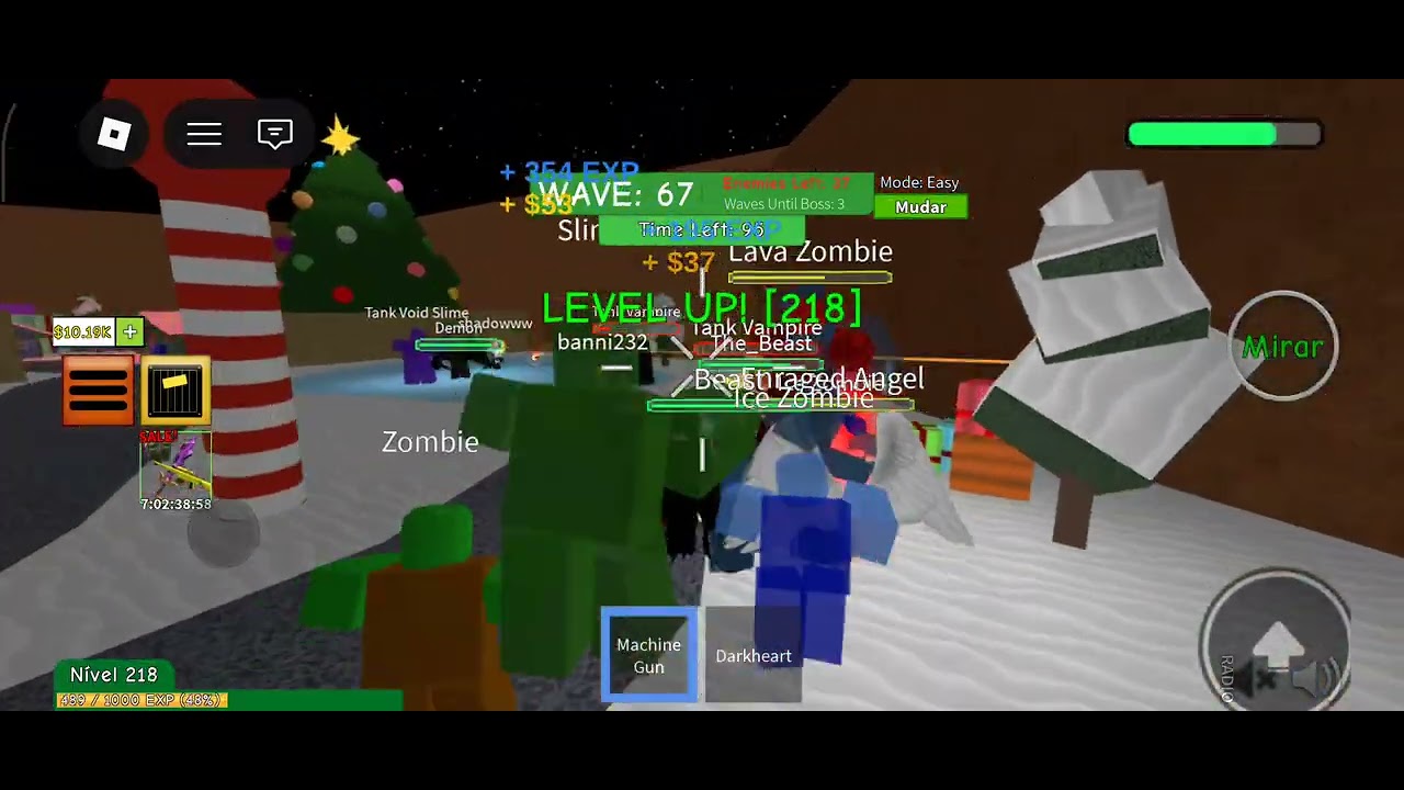 Wave 65 a 69 in Zombie attack 