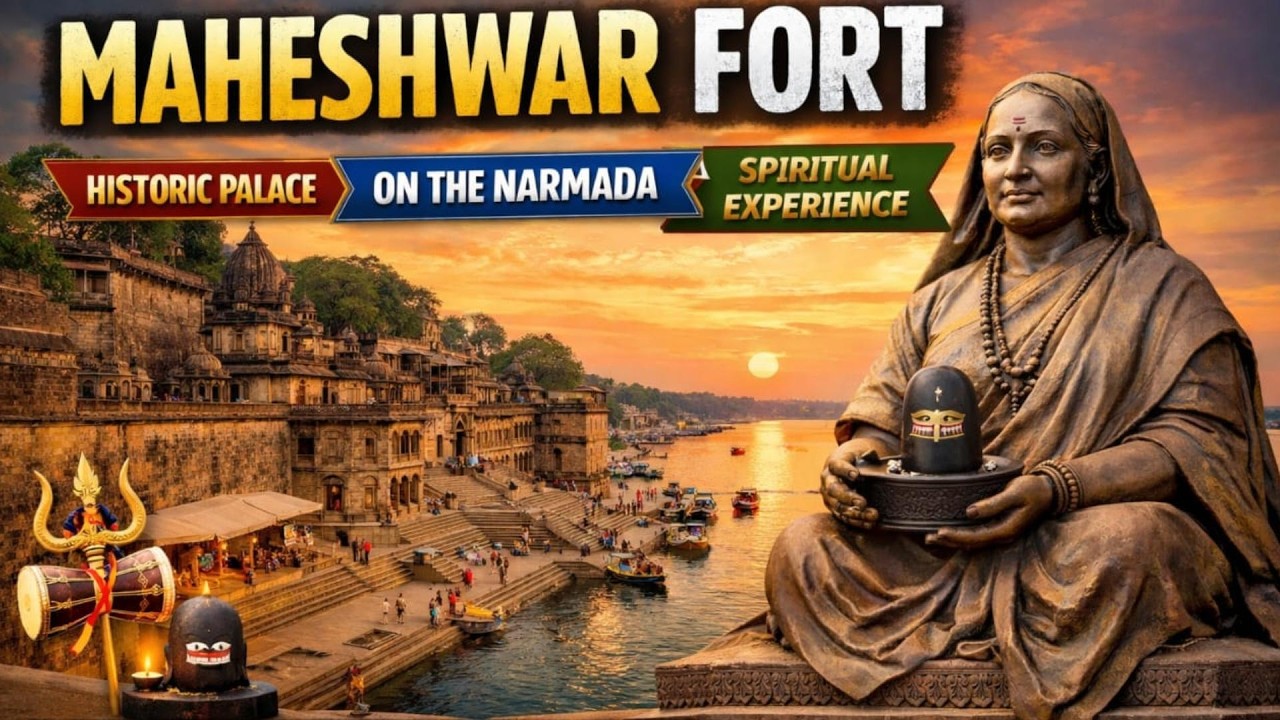 Chiplun to Ujjain Episode 4 | महेश्वर किल्ला | Maheshwar Fort | Maheshwar Madhya Pradesh | Road trip