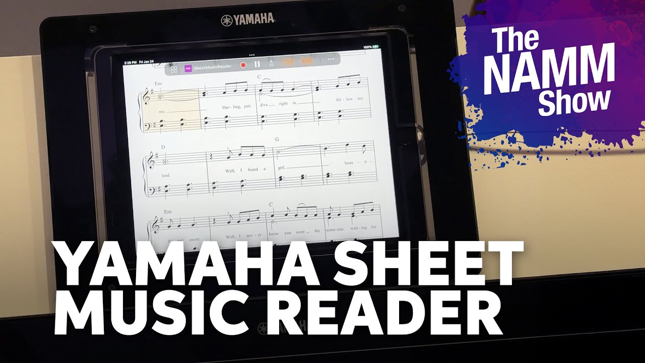 NAMM 2025: Yamaha PS500 Sheet Reader App