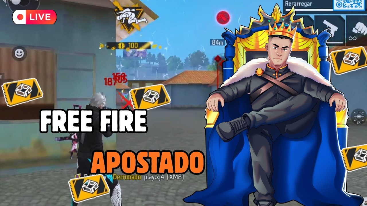 🔥FREE FIRE APOSTADO MAIS SALINHAA 6X6 SO COLA 🔥#frrefire #garena