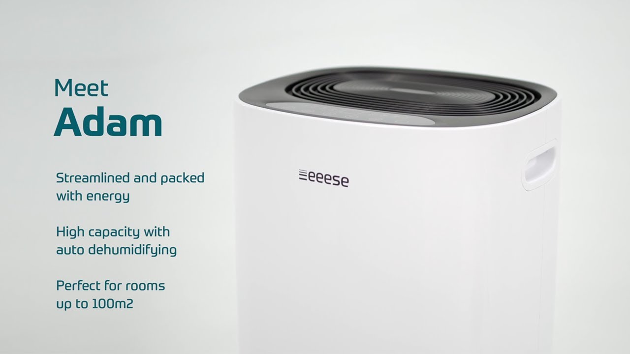 Adam dehumidifier – 100m2 - Wifi, Google Assistant – 42dB