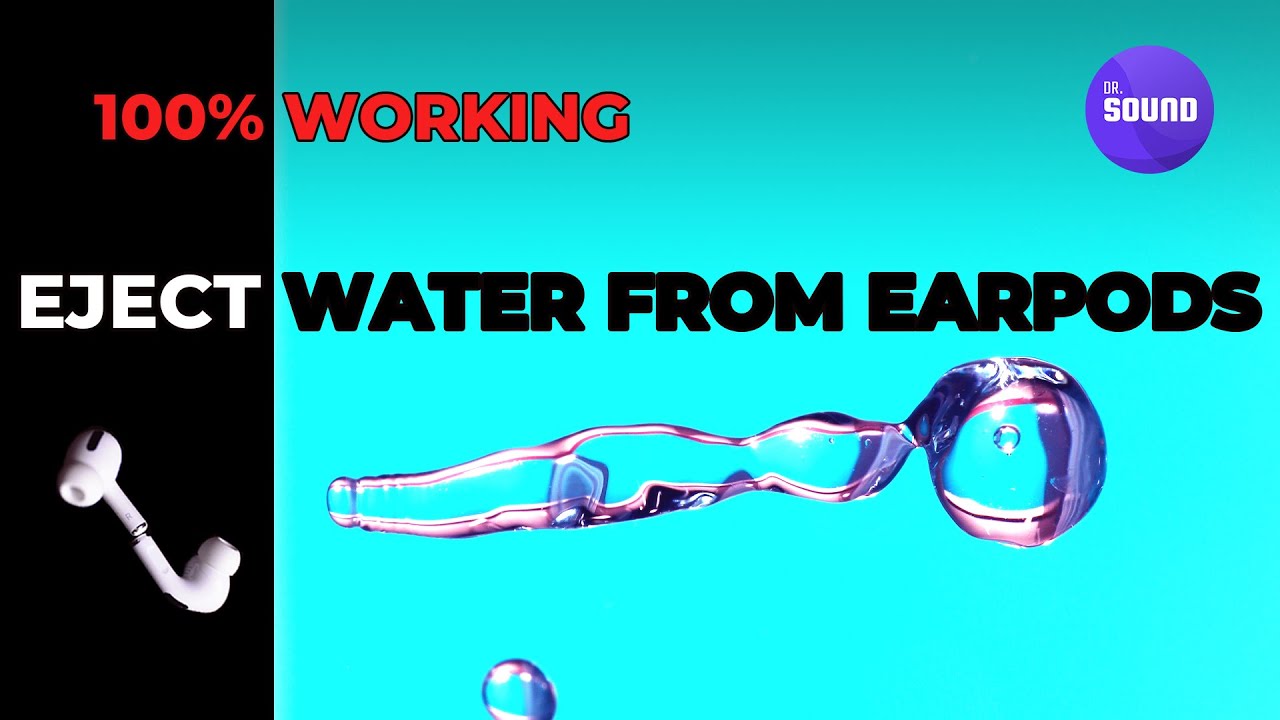 Sound to remove water from airpods (any kind of earphones)