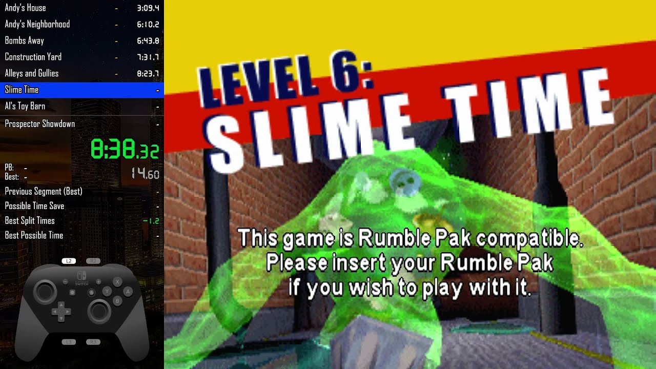 Toy Story 2 (N64 Emu): Any% in 27:44