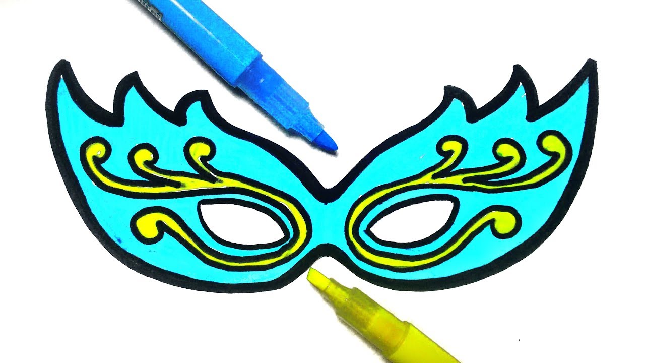 COMO FAZER MASCARA DE CARNAVAL