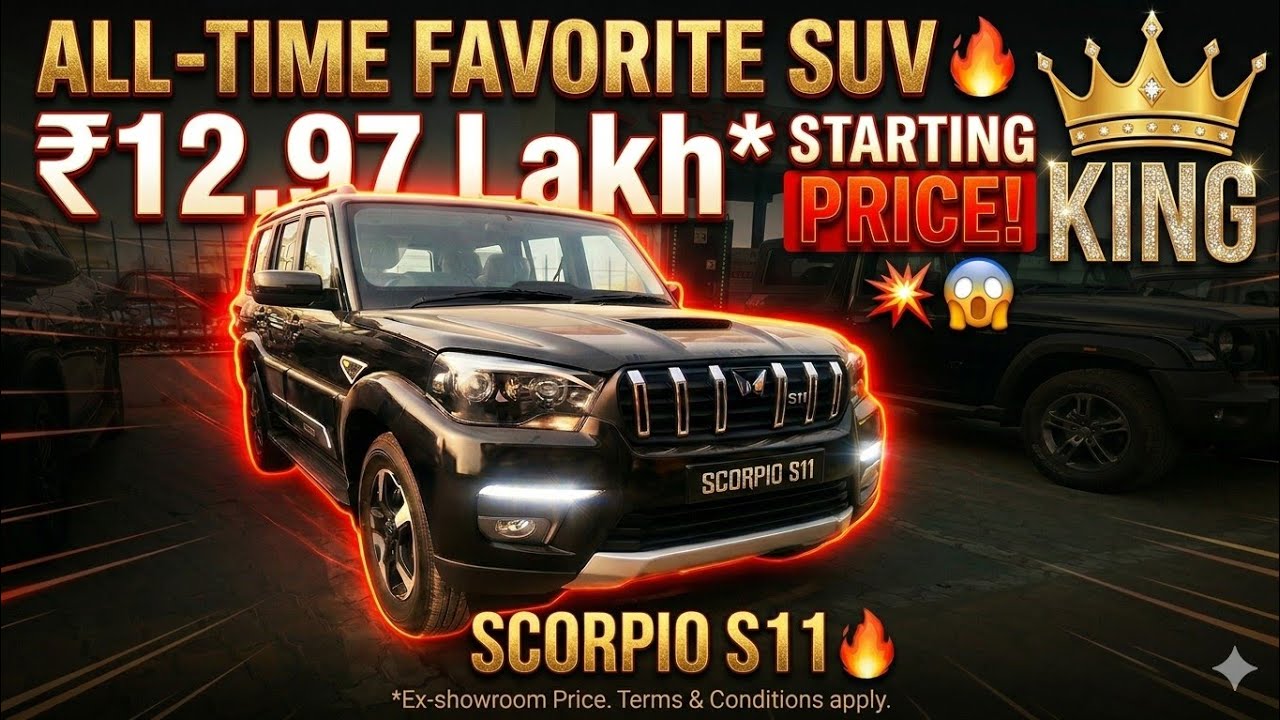 Sirf 2 Model, Par Full Power – Scorpio S11 Review 🚙 #mahindra #viralvideo 