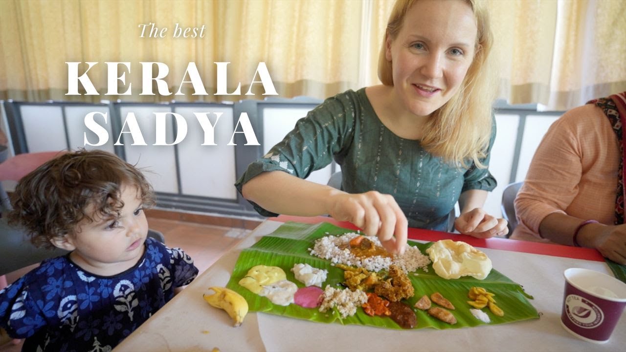 Celebrating Onam with family in Kerala - we missed the cultural programs but had the best sadya