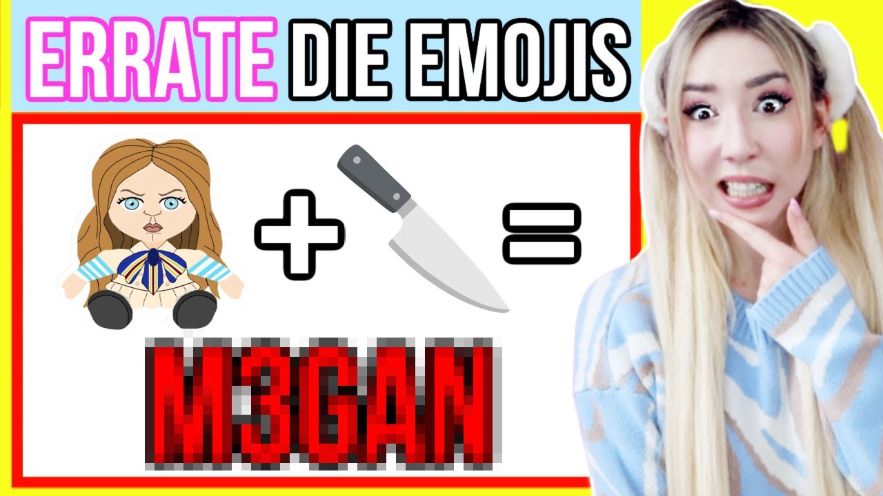 Errate M3GAN oder WEDNESDAY ADDAMS EMOJIS unter 10 MINUTEN (Schaffst Du die 3 Uhr Mittag Challenge)