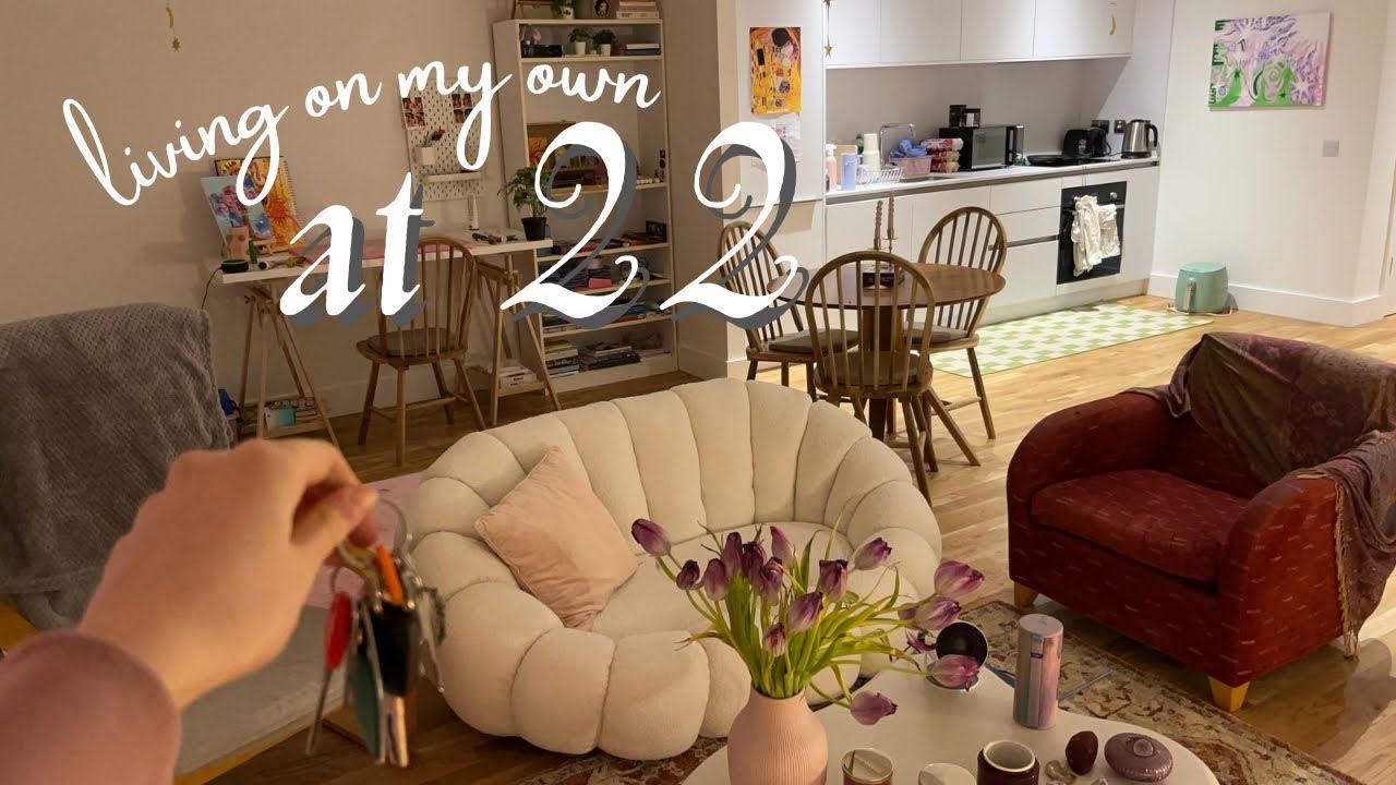 living on my own at 22: apartment tour