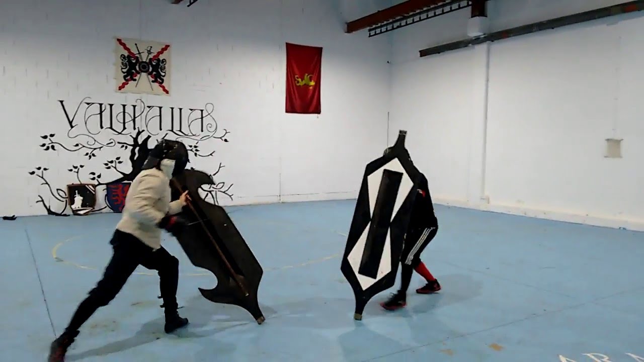 Duelling shield - Pedro & Carlos