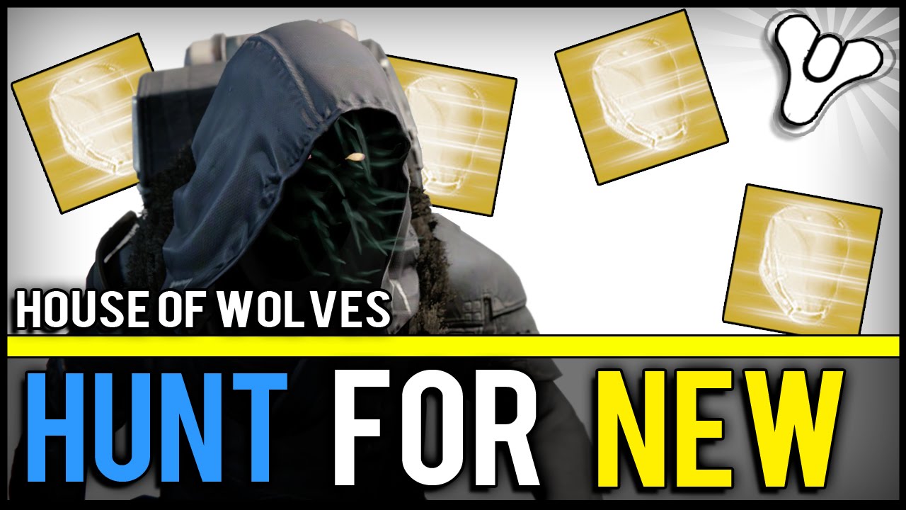 Destiny: The Hunt for the New House of Wolves Exotic Helmets! Exotic Helmet Engram Opening!