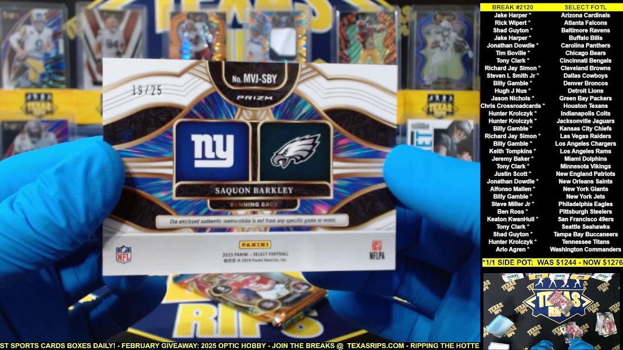 BREAK #2120 - 2025 SELECT FOTL FOOTBALL