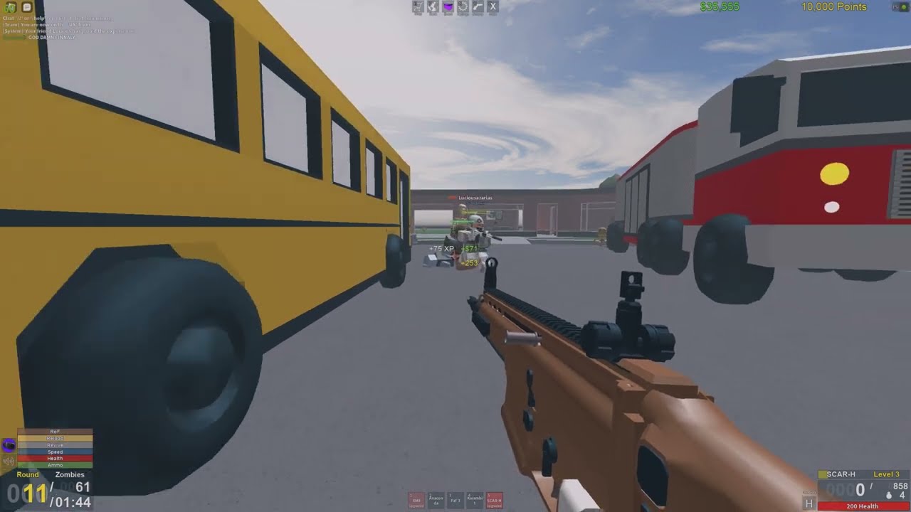 Roblox Gameplay | Zombie Uprising | No Commentary