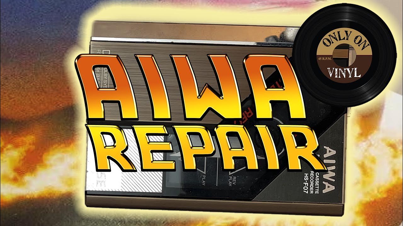 Aiwa HS-F07 CassetteBoy repair, Back To The Future Marty McFly (fixed audio)